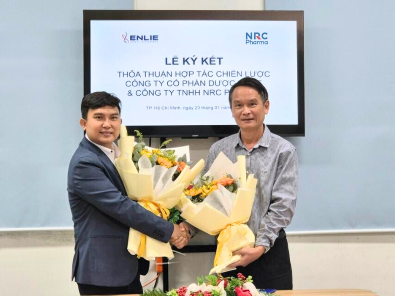 NRC Pharma (thành viên Tập đoàn NRC) và Enlie Pharma ký kết thỏa thuận hợp tác chiến lược toàn diện